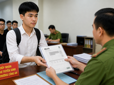 Cơ hội mới cho thí sinh IELTS 7.5 khi thi vào các trường Công an nhân dân