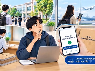 Học sinh, sinh viên chuyển trường, đi du học làm thủ tục nghĩa vụ quân sự thế nào?