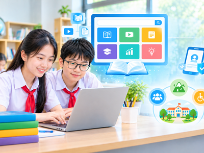 Chưa có VNeID, học sinh vẫn được sử dụng học liệu số quốc gia miễn phí