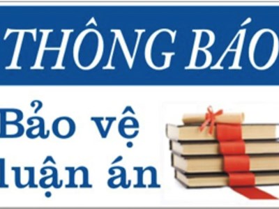 Trường Đại học TDTT Bắc Ninh thông báo bảo vệ luận án tiến sĩ