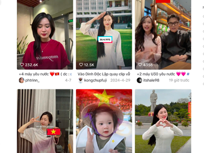 Khi mạng xã hội trở thành sân khấu lan tỏa tinh thần dân tộc