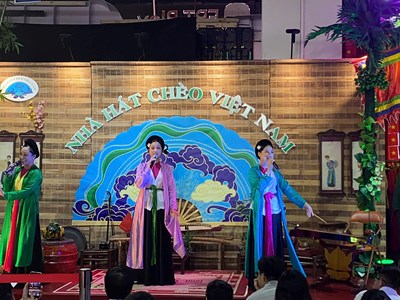 Mang nghệ thuật truyền thống đến Triển lãm Thành tựu đất nước