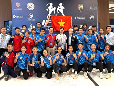 Việt Nam giành 4 HCV tại Giải vô địch Muay trẻ thế giới