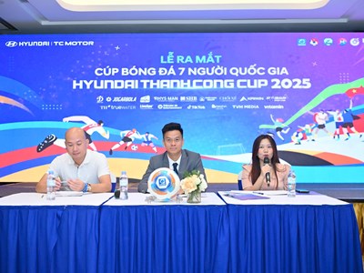 Ra mắt Cúp bóng đá 7 người quốc gia Hyundai Thành Công Cup 2025