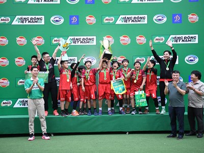 Bế mạc Giải Bóng rổ học sinh tiểu học Hà Nội