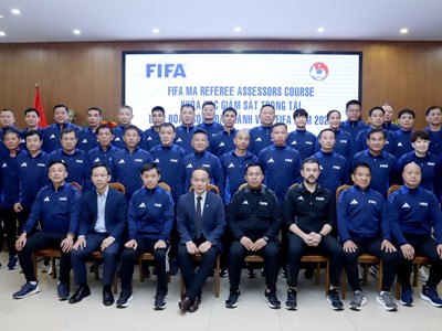 Khai mạc khóa học giám sát trọng tài LĐBĐ thành viên FIFA 2025