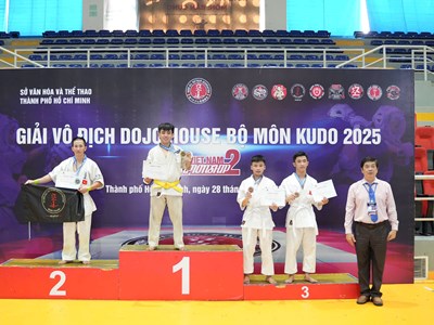 Giải vô địch Cúp các Câu lạc bộ Kudo quốc gia khép lại thành công