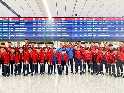 Đội tuyển U23 Việt Nam đến Tây An, sẵn sàng tranh tài tại CFA Team China 2026
