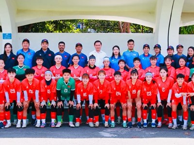 LĐBĐ Việt Nam động viên ĐT U20 nữ Việt Nam trước ngày lên đường dự VCK châu Á 2026