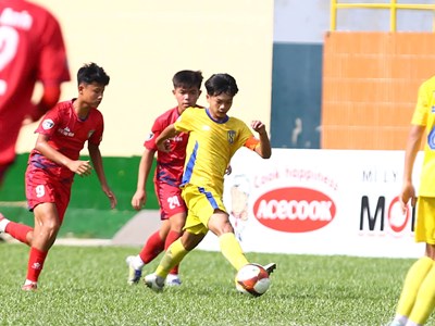VCK U15 quốc gia 2026: SLNA sớm ghi tên vào tứ kết