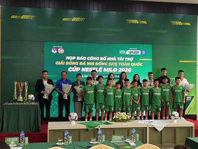 Nhà vô địch nhận thưởng 25 triệu đồng tại Giải U11 toàn quốc 2026