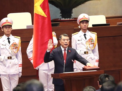 Quốc hội bầu ông Lê Minh Hưng giữ chức Thủ tướng Chính phủ