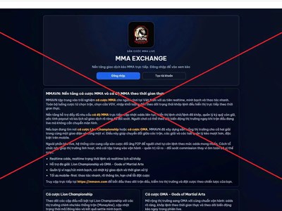 Liên đoàn Võ thuật tổng hợp Việt Nam cảnh báo website có dấu hiệu cá cược trái phép liên quan tới MMA