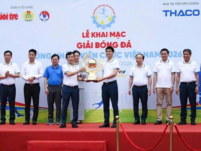 Khởi tranh Giải bóng đá công nhân, viên chức Việt Nam 2026 