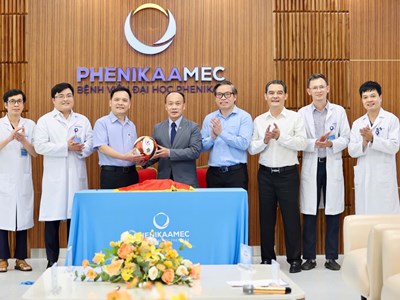 Bệnh viện Đại học Phenikaa gia nhập Mạng lưới Y học Thể thao của LĐBĐ Việt Nam