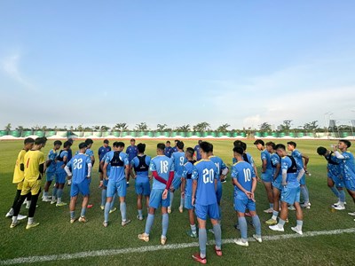 U19 Việt Nam bước vào guồng tập luyện tại Indonesia