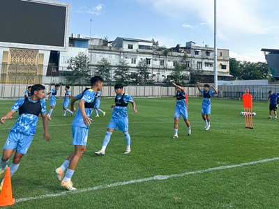 U19 Việt Nam hoàn tất khâu chuẩn bị, hướng tới trận gặp U19 Myanmar