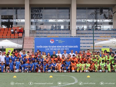 Khai mạc chương trình tuyển sinh, phát hiện tài năng bóng đá nữ trẻ trên toàn quốc