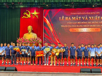 CLB bóng đá Hưng Yên đặt mục tiêu thăng hạng V.League mùa giải 2027/28