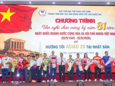 Tiếp lửa cho Đoàn Thể thao Việt Nam trước thềm ASIAD 20