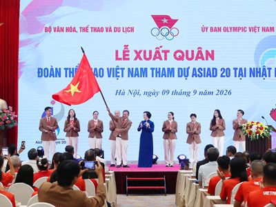 Đoàn Thể thao Việt Nam hãy tỏa sáng tinh thần, bản lĩnh Việt Nam tại ASIAD 20