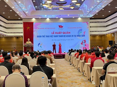 Phó Thủ tướng Phạm Thị Thanh Trà dự Lễ xuất quân Đoàn Thể thao Việt Nam dự Asian Games 20