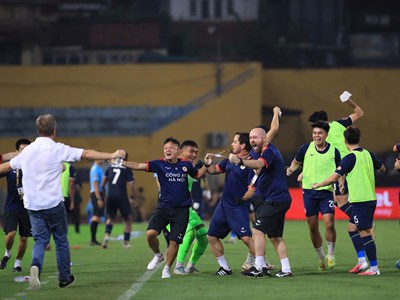 Thi đấu thiếu người, CAHN vẫn thắng Thể Công Viettel ở trận derby Thủ đô
