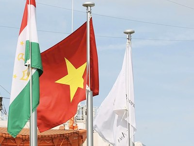 Quốc kỳ Việt Nam tung bay tại ASIAD 20
