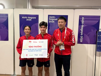 Minh Tân – Gia Nghi muốn dành tặng HCĐ ASIAD 20 cho người hâm mộ
