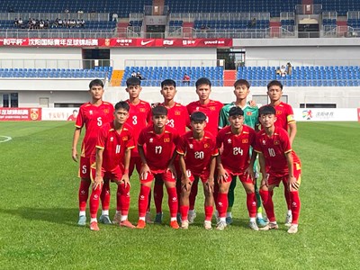 U16 Việt Nam nỗ lực trong ngày ra quân CFA Team China 2026