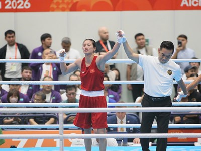 Võ sĩ Nguyễn Thị Tâm sẽ tranh HCV với nhà vô địch Olympic môn Boxing
