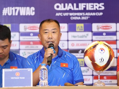 U17 nữ Việt Nam quyết tâm giành ngôi đầu bảng vòng loại châu Á 2027
