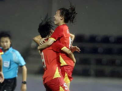 U17 nữ Việt Nam thắng đậm Palestine trong trận ra quân vòng loại châu Á