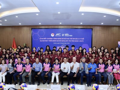 LĐBĐ Việt Nam mở rộng cơ hội chơi bóng cho trẻ em gái từ 6-9 tuổi