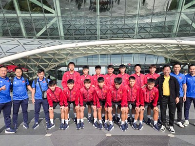  U15 Việt Nam sẵn sàng ra quân tại sân chơi bóng đá trẻ thế giới
