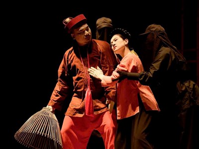 Nhà hát Múa rối Thăng Long công diễn vở “Nghêu Sò Ốc Hến“