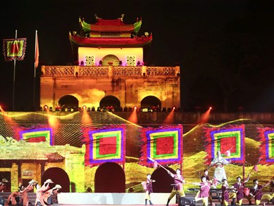 Tổng duyệt chương trình nghệ thuật “Việt Nam – Huyền sử diễn ca: Thăng Long – Tứ Trấn”