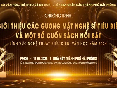 Vinh danh các gương mặt nghệ sĩ tiêu biểu và một số cuốn sách nổi bật 