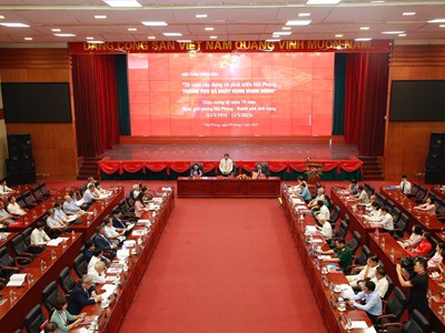Hội thảo Khoa học 70 năm xây dựng và phát triển Hải Phòng 