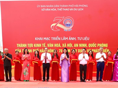 Triển lãm thành tựu 70 năm xây dựng và phát triển Hải Phòng