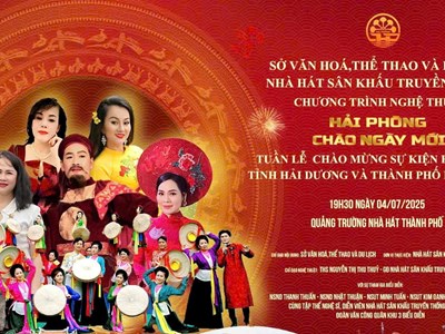 Chương trình nghệ thuật ”Hải Phòng chào ngày mới” chào mừng sự kiện hợp nhất tỉnh 