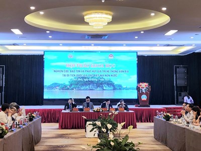 Bảo tồn và phát huy giá trị hệ thống văn bia tại Di tích quốc gia đặc biệt núi Non Nước