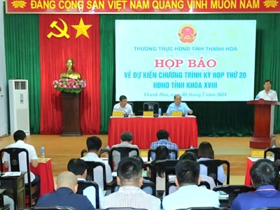 HĐND tỉnh Thanh Hóa sẽ xem xét, thông qua 16 Nghị quyết trong kỳ họp thứ 20