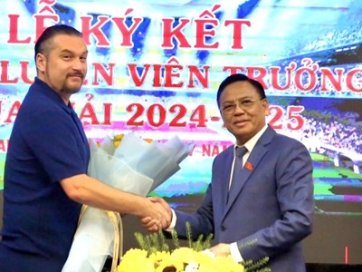 HLV Velizar Popov tiếp tục dẫn dắt CLB Đông Á Thanh Hóa  