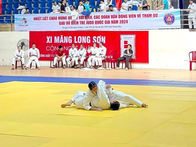 TP Hồ Chí Minh nhất toàn đoàn tại Giải vô địch trẻ Judo quốc gia 