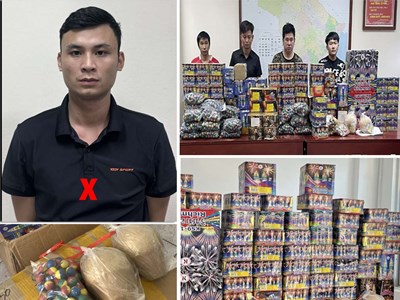 Triệt phá đường dây mua bán pháo nổ xuyên quốc gia, thu giữ 225,8 kg pháo