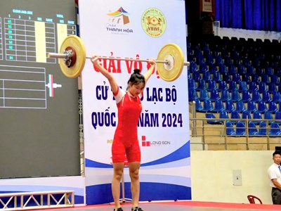 Khởi tranh Giải vô địch Cử tạ CLB quốc gia năm 2024