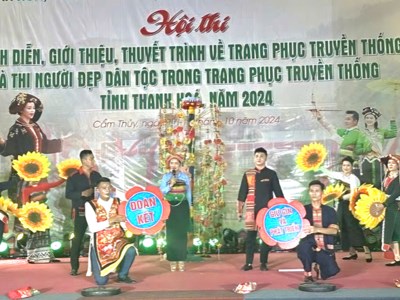  Hội thi trình diễn trang phục truyền thống các dân tộc thiểu số tỉnh Thanh Hoá