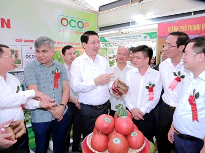 Khai trương trưng bày và giới thiệu sản phẩm nông sản thực phẩm an toàn