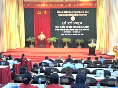 Kỷ niệm 20 năm thành lập Hội Di sản văn hóa và Cổ vật Thanh Hoa